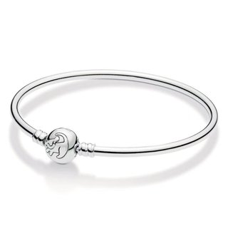 Vòng tay S925 trống tâm, phong cách cổ điển thời thượng