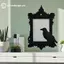 Ge Halloween Crow Bat Vintage Khung Ảnh Không Khí Trang Trí Trang Trí Công Sở Khung Ảnh Halloween Để Bàn Đồ Trang Trí n