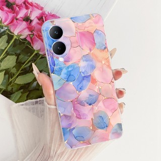 Dành Cho Vivo Y17s V2310 Mới Thanh Lịch Họa Tiết Mèo Họa Tiết Vỏ Vivo Y17S Y 17S 4G Silicon Mềm TPU Vỏ Điện Thoại