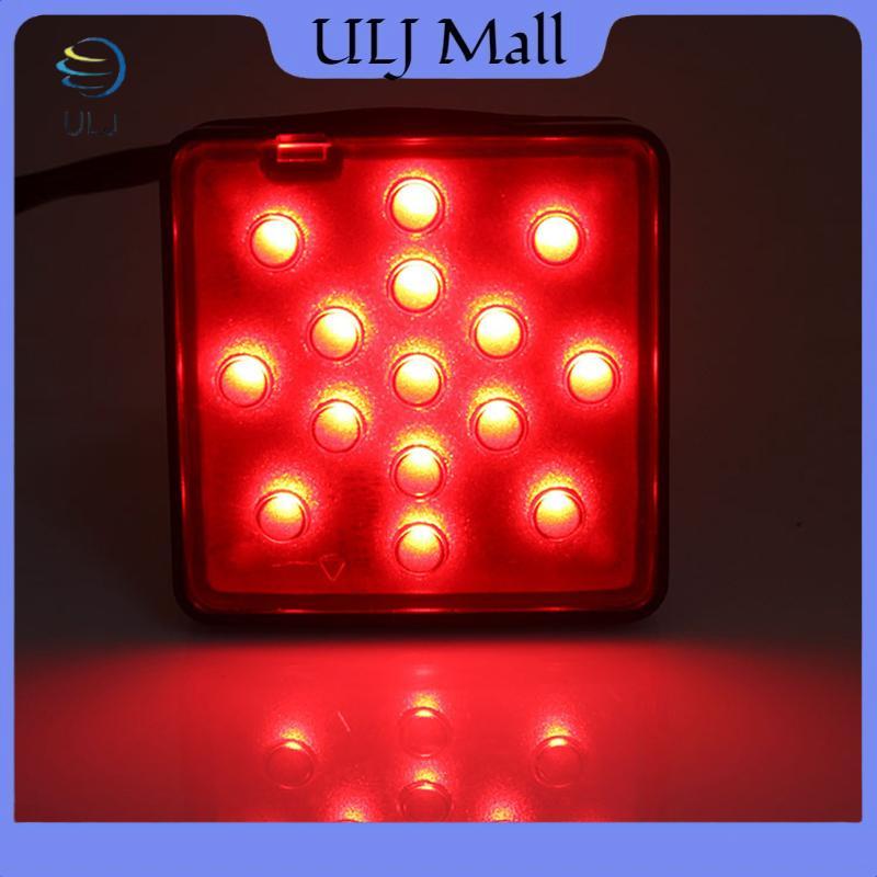 Đèn phanh màu đỏ xe ULJ LED DRL Xe tải Hitch Cover Fit 2 "Kéo Hauling Đuôi sau nhấp nháy Đèn hậu chống nước.