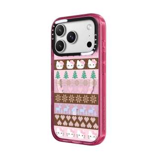 CASECASE X Nai Sừng Tấm Hello Kitty Hồng Fizz Màu Trong Suốt Cứng Hút Từ Tính Tác Động Dành Cho Apple IPhone 12 13 14 15 16 17 Pro Max Air Plus Có Hộp