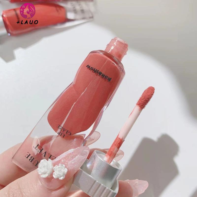 Springevenstar Lce Crystal Matte Lip Gloss Son môi dưỡng ẩm lâu trôi Trang điểm bóng cho quà tặng Sản phẩm trang điểm Chăm sóc môi Springevenstar