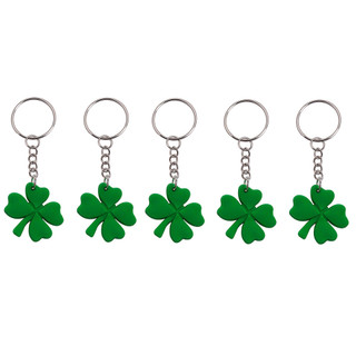 18pcs Cute Lucky clover Keychains women Fashionable decoration Wallet bag Accessories Keyring Clover， Holiday Party  S