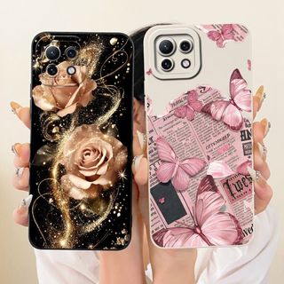 Dành Cho Xiaomi Mi 11 Lite 5G Vỏ Thời Trang Hoa Cúc Hoa Hướng Dương Vỏ Điện Thoại Silicon Mềm Cho Xiaomi 11 Lite 5G NE Mi11Lite Ốp Lưng