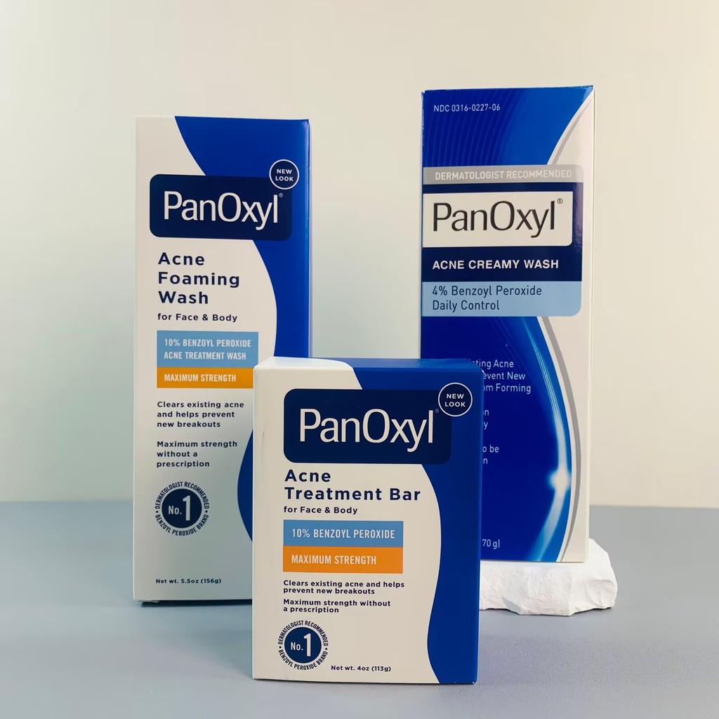 Sữa Rửa Mặt PanOxyl 10% Benzene Peroxide 4% Sữa Rửa Mặt Nhẹ Nhàng Loại Bỏ Nạo vét Sữa Rửa Mặt Body 1.16