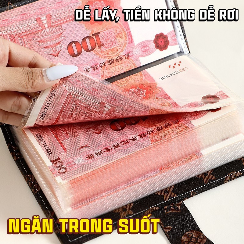 Sổ tiết kiệm đựng tiền khóa mật khẩu – 100 tờ giấy trong suốt, hỗ trợ quản lý chi tiêu hiệu quả，mẫu mã đẹp đa dạng,