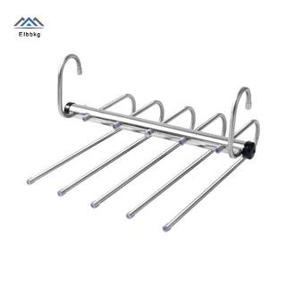 ELBBKG Gấp Quần Móc Treo 5 / 9 Lớp Thép Không Gỉ Tiết Kiệm Không Gian Quần Áo Ra Tổ Chức Cho Tủ Quần Jean Quần Khăn Mới