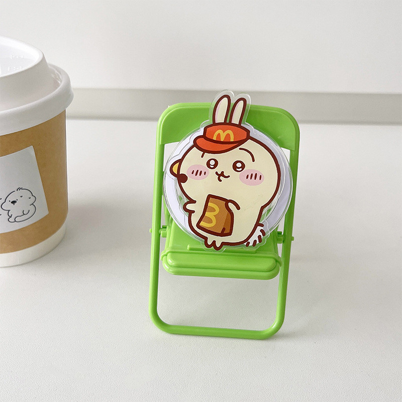 Chiikawa Mobile Phone Magnetic attraction Bracket Hachiware Usagi Back Stick Telescopic Bracket Desktop