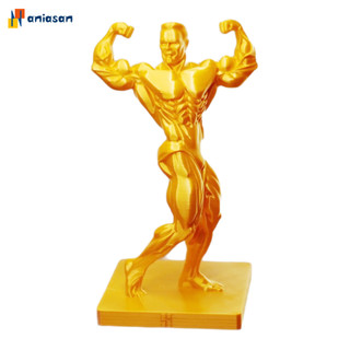 (aniasan) Điêu Khắc Cơ Nghệ Thuật Mảnh Cơ Bắp Người Trang Trí 3d In Hình Người Cơ Vàng – Hình Hài Hước Nam Để Bàn Điêu Khắc Tập Thể Dục Trang Trí Cho Những Người Yêu Tập Gym