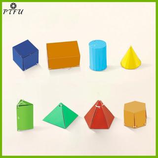 PTFU Sách Hình Học 3D Có Dây Kéo, Công Thức Diện Tích & Thể Tích