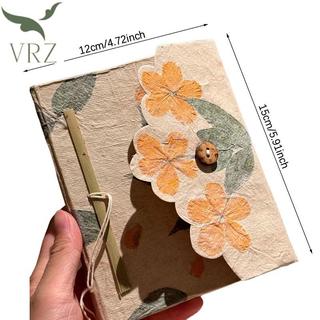 Bfvn Bỏ Túi Hoa Sổ Lưu Niệm Sổ Tay Lokata Thực Vật Handmade Graffiti Vẽ Sách Dongba Giấy Sổ Cái Nút Nhật Ký HOT