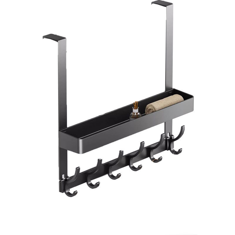 Phía Sau Cửa Móc Kem Phong Cách Giá Phòng Tắm Giá Treo Phòng Ngủ Không Đục Lỗ Bảo Quản Cửa Áo Móc 26.1.21 JTQ9