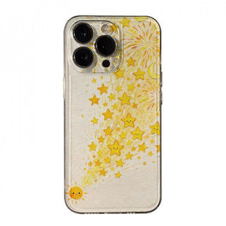 Ốp điện thoại mặt trời và ngôi sao phong cách sơn dầu cho iPhone 17Air / 16 / 15PLUS / 14 / 13pro Max / 12 / 11 / X / XS / 7 / 8, sáng tạo. Vỏ trong suốt, chống thấm nước, chống sốc, vỏ bảo vệ