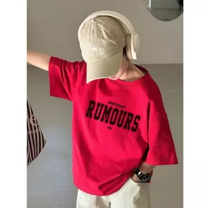 Áo Thun T-shirt Budak Lelaki Nguyên Chất, Perempuan Mùa Hè Dành Cho Kanak