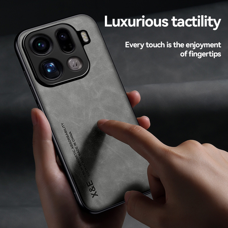 Dành cho OPPO Find X9 / X9 Pro Vỏ TPU mềm sang trọng mới Vỏ da chống sốc