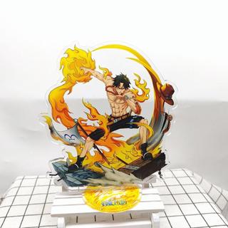 Mô hình Standee Luffy Roronoa Zoro Ace anime chibi acrylic standee trưng bày trang trí decor góc học tập để bàn