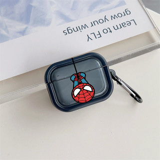 Vỏ chống rơi người nhện dễ thương cho AirPods 2 3 4 S PRO PRO PRO2 PRO3 Vỏ nhựa TPU mềm JTEJ