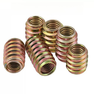 Ốc cấy ren, SÒ CẤY CÓ TAI - TÁN CẤY CÓ VÀNH，Sò sắt cấy gỗ tán cấy gỗ  M6M8M10 【LXY-G1】