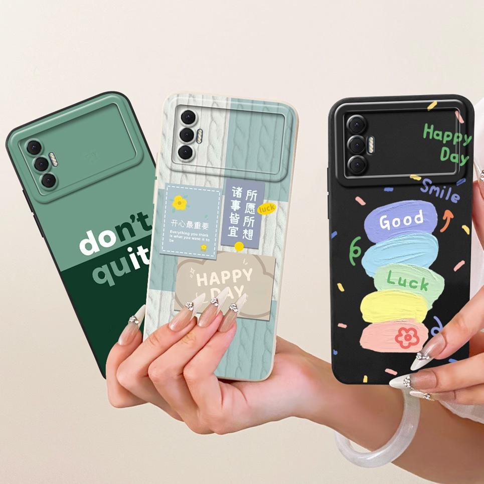 Mèo Trung Quốc Loogn Rồng Hoạt Hình Tranh Vỏ Cho Tecno Spark 8p 8c Mềm Mờ Silicon Ốp Lưng Điện Thoại Trên Spark 8 Pro Spark8