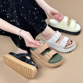 Dép Melissa đế dày đôi có khóa đế dày