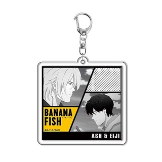Anime Banana Fish Ash Lynx Figure Badge Jewelry Keychain Bag Double Side Arcylic Pendant Key Chain for Women Men