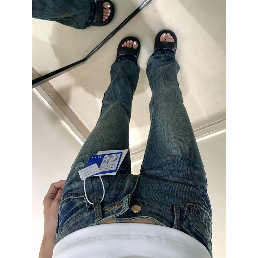 Quần Jean Nữ Micro Flared Cao Cấp, Thêu Đẹp, Dáng Eo Cao Phù Hợp Mùa Xuân Hạ