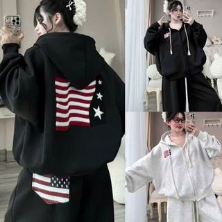 Áo Khoác Nỉ Form Rộng Unisex Nam Nữ Dễ Mặc,  thubaquanaaao