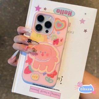 Ốp Điện Thoại 2 Trong 1 Chú Chó Tình Yêu Dễ Thương Cho Honor 400 Pro Lite Smart 200 Pro 90 Smart 70 Lite Magic 7 6 5 Lite 4G 5G Vỏ Hoa Hoạt Hình Màu Kẹo Chống Sốc Chống Rơi Ốp Lưng Mờ