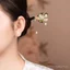 Câymun kẹp tóc lily của thung lũng tua rua nhỏ, phong cách cổ điển Trung Hoa Hanfu, đơn giản cho phụ kiện tóc