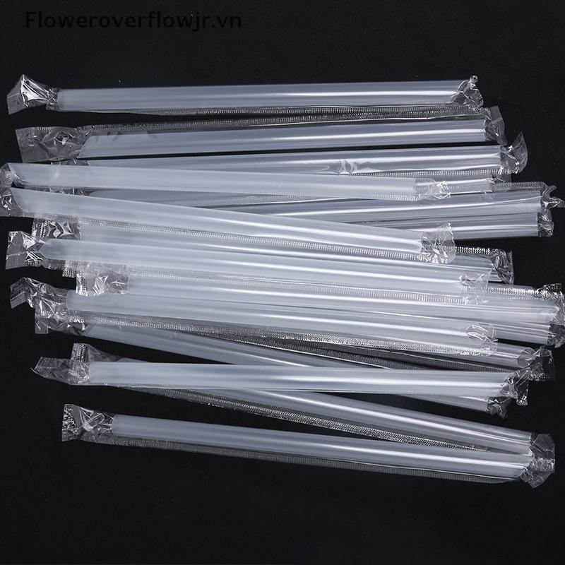 FJR 500 Chiếc Ống Hút Nhựa Trong Suốt DIY, Ống Hút Uống Dùng Một Lần Nhọn HOT