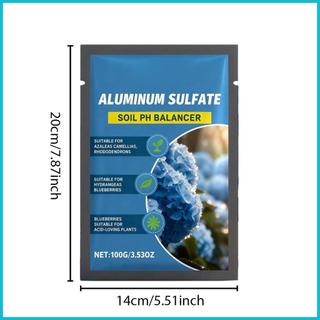 Phân bón Hydrangea Sửa đổi điều chỉnh PH lâu dài 100g Phân bón axit cho cây trồng cho vườn nhà enmdavn
