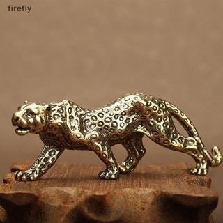 [Firefly] Đồng thau nguyên khối Vintage Cheetah Tượng nhỏ để bàn Đồ trang trí Luy Animal Leopard Bức tượng nhỏ Đồ trang trí thủ công [VN]