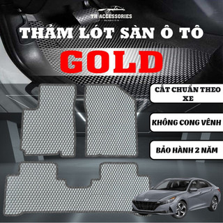 Thảm lót sàn ô tô Hyundai Elantra TH Accessories Full bộ có Cốp cao su cao cấp chống trượt