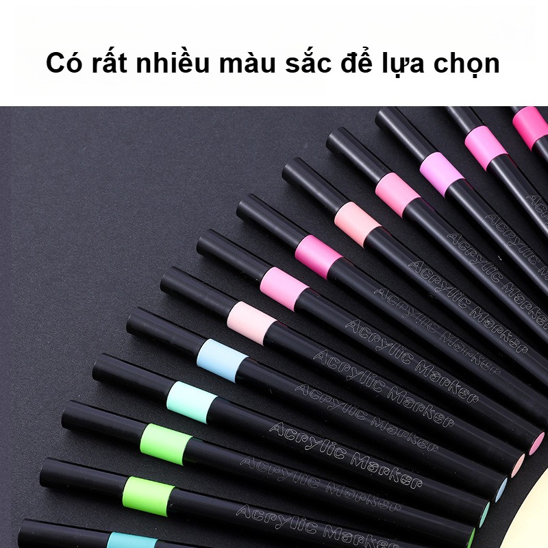 【SKISOPGO】Đầu Mềm Acrylic Bút Đánh Dấu-60/80Màu,màu sắc học tập vật tư,Màu Chuẩn,Phù Hợp Cho Học Vẽ & Thiết Kế