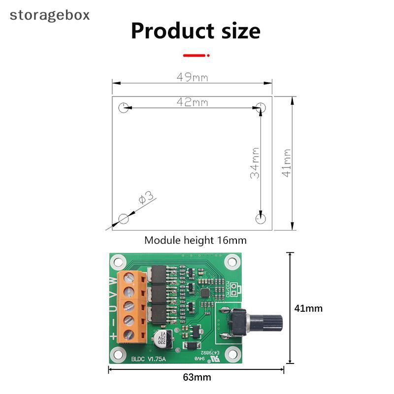 [Hộp lưu trữ] Bảng điều khiển động cơ không chổi than Dc chất lượng cao 6V12V24 Volt CD Drive Fan Motor Governor DIY Phụ kiện đẹp