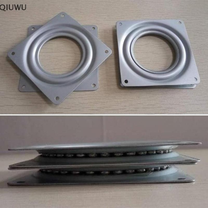 QIUWU 3 Inch Hạng Nặng Lười Susan Mang Bàn Xoay Ghế Thuyền Xoay Tấm Đế Xoay 360 Độ Màn Hình Đứng Phần Cứng Nội Thất.