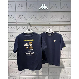 Áo thun nam nữ 100% cotton cao cấp, thiết kế họa tiết hoạt hình thể thao thoáng mát