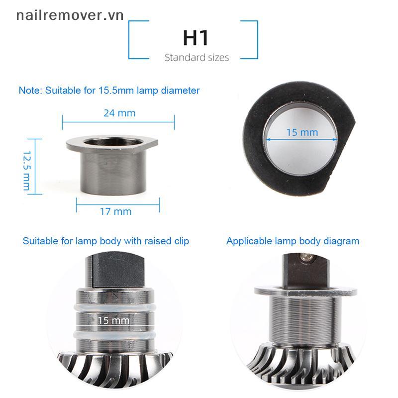 [NR] Dành Cho V7-9005 / 9006 / 9012 / H11 / H7 / H4 / H3 / H1 Đầu Giữ Đèn Kẹp Đèn LED Ô Tô Đế Bóng Đèn Pha Adapter Soet Giá Đỡ MỚI