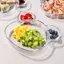 Đĩa đựng gia vị hình gấu ZK & Bát bánh bao vỏ sò - Khay phục vụ trái cây Salad VN
