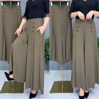 Quần váy ống rộng,thời trang và đa năng,cạp cao, tôn dáng,thanh lịch,mát mẻ và rộng rãi cho mùa hè.