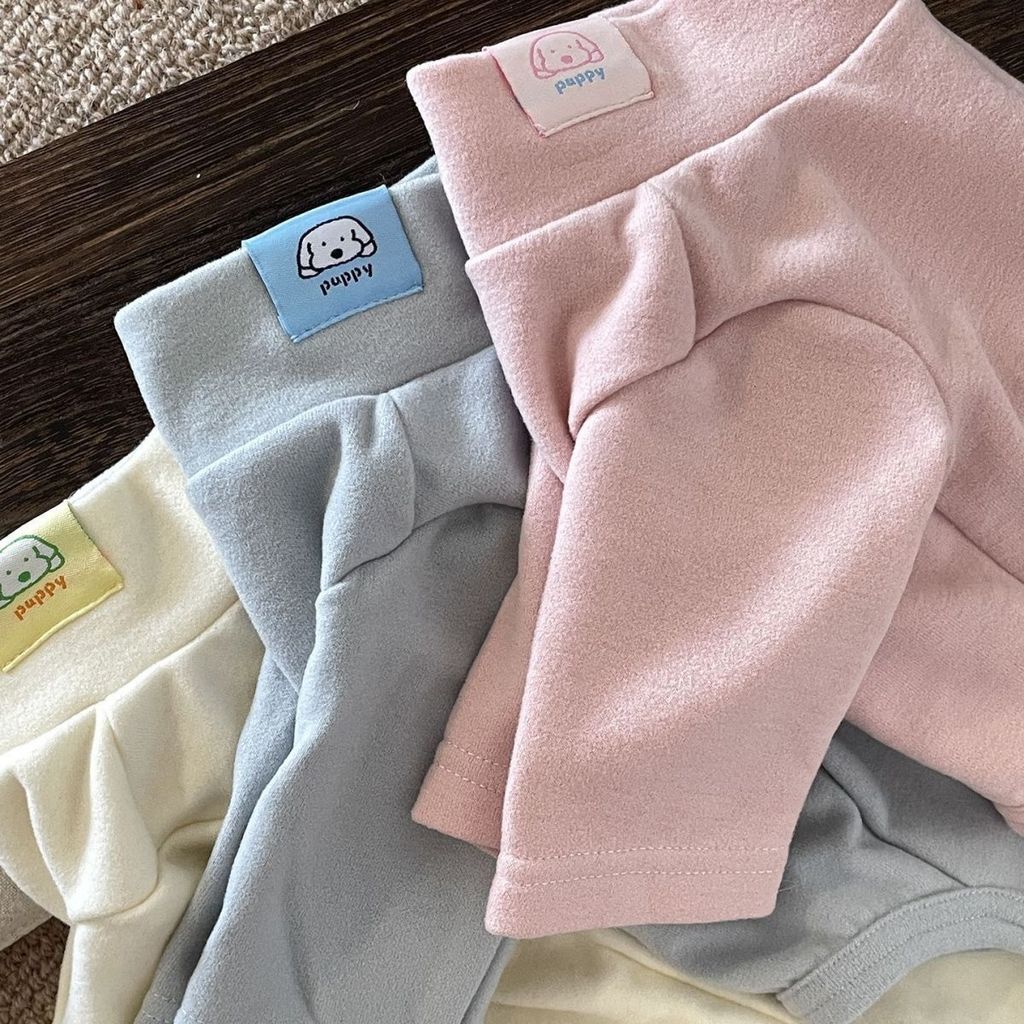 Mùa Thu Đông Thú Cưng Quần Áo Bốn Chân Ấm Áp Jumpsuit Chó Nhỏ Đáy Quần Áo Thú Cưng