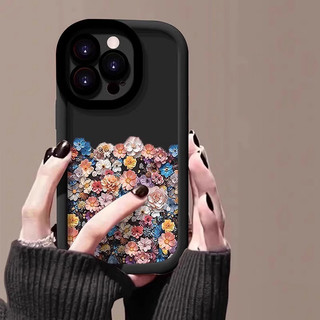 Ốp lưng IPhone 17 16 15 14 13 12 11 Pro Max X XR Max 7 8 Plus Ốp lưng cá tính Hoa dễ thương Ốp lưng điện thoại Dẻo mềm