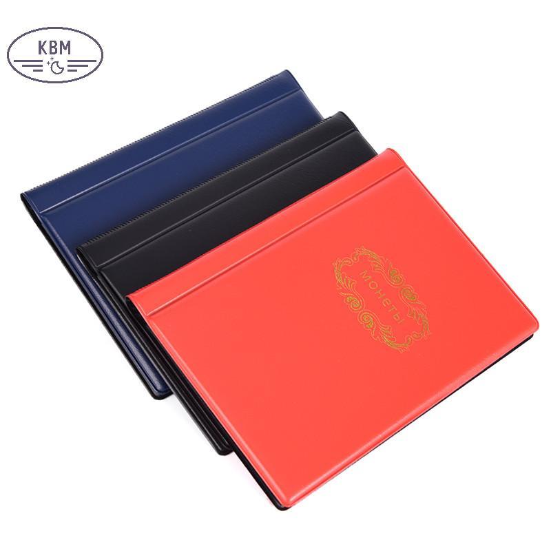 Album chứa đồng xu KBM Nga, 10 trang, đựng 120 đồng xu, phù hợp bộ sưu tập và bảo quản