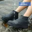 Bao Giày Đi Mưa Một Mảnh Chống Thấm Nước Chống Trơn Trượt Đế Dày Chống Mài Mòn Người Lớn Trẻ Em Giày Chống Mưa Nam