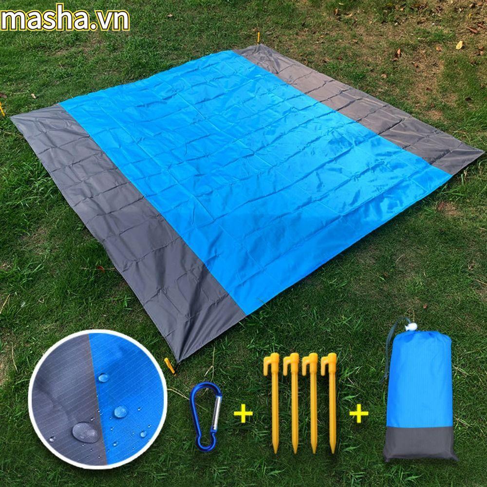 Lều cắm trại polyester chống thấm nước 140*200cm, phù hợp cho dã ngoại và đi bộ đường dài