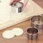 NS 3 Chiếc Thép Không Gỉ Tròn Bánh Quy Khuôn Bánh Bao Da Cắt DIY Bánh Ngọt Bánh Nướng Dụng Cụ Nhà Bếp Tiện Ích Cho Đồ Ăn Ngọt NS