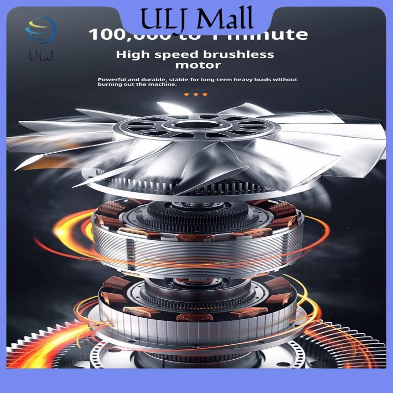 Máy thổi quạt phản lực Turbo không chổi than ULJ X8 100000RPM Máy thổi khí điện mạnh mẽ Máy hút bụi Máy hút bụi di động Quạt bạo lực.