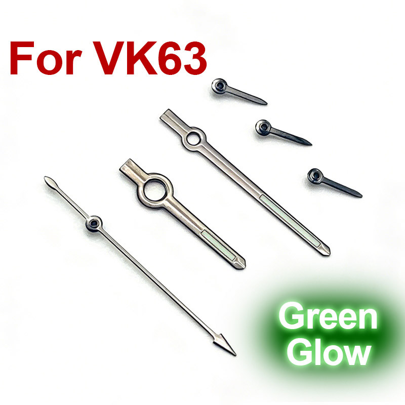 Đồng hồ tay cho VK63 VK64 Phong trào Đồng hồ Nhật Bản Tái trang bị Bạc Hồng Vàng Cam Trắng Đồng hồ Tay Con trỏ Mặt số phụ Đồng hồ Sửa chữa Đồng hồ Phụ kiện