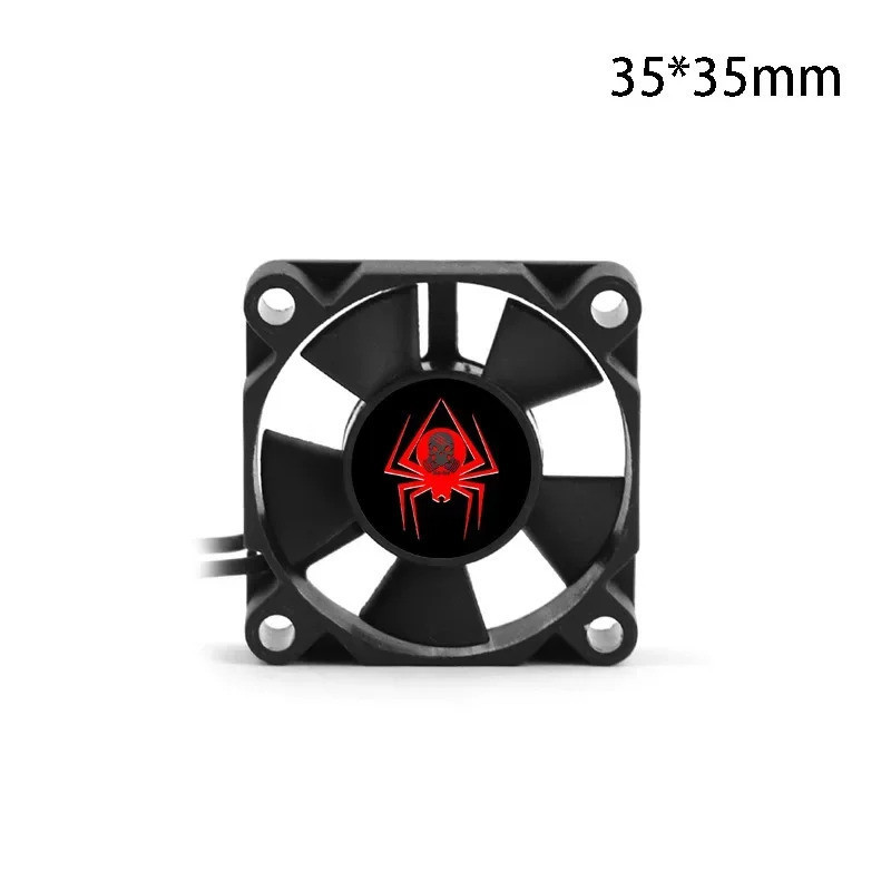 25mm 30mm 35mm 40mm 45mm 50mm Quạt làm mát tốc độ cao cho 1 / 10 RC Xe ESC Động cơ tản nhiệt Bộ phận đa năng