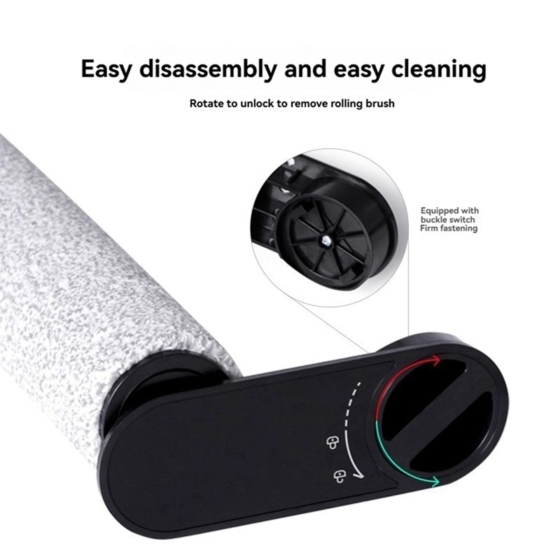 Con lăn cọ bọt biển cho ED12 Phụ kiện máy hút bụi Bàn chải sàn Con lăn Bộ dụng cụ hút bụi làm sạch sàn